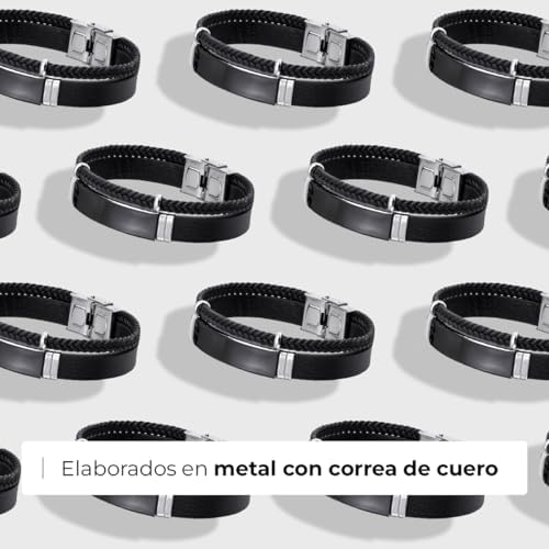 Pulsera personalizada de acero inoxidable 41+KcsDl0pL. AC SR38. SL1000