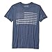 Lucky Brand mens Usa Flag Tee Shirt, American Navy, Small US