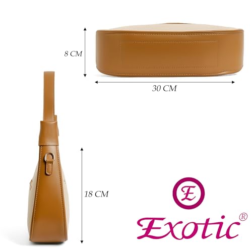 Image of EXOTIC Urban Grace Crescent Charm Hand /Sling Bag | Bag for working women | shoulder and Cross body Perfect For Travelling and outing