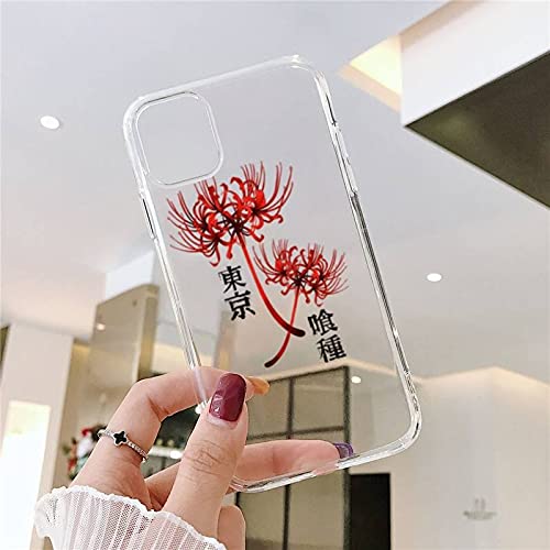 Tokyo Ghoul Phone Case Kaneki Ken Ki for iPhone 11 12 Pro XS MAX XR X 7 8 6 Mini Plus SE 2021 Soft Silicone Phone Cover 27