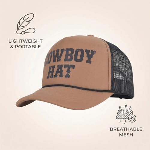 Image of Cowboy Hat Trucker Cap