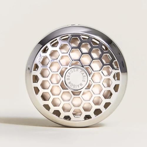 Image of MAISON BERGER Car Diffuser Set, Exquisite Sparkle | Grapefruit Rose Musk Notes, Refillable Vent Clip with Ceramic Refill, Passive 4-Week Diffusion, Made in France