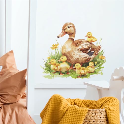 Vinilo Decorativo para Pared Sacinora Patos y Patitos miniatura 6