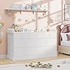 Vabches Kids Dresser Cabinet with 7 Drawers and Large Table Top, Multi-Functional Chest of Drawers, Baby Dresser, Kids Bedroom Furniture, Nightstand for Child’s Room, White #5
