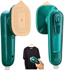 Mini Ferro de Passar a Vapor Portátil Bivolt com Fio – Alta Potência, Compacto e Leve para Viagem, Roupas Sem Amassados em Poucos Minutos