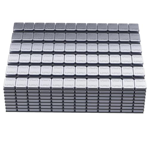 MIKKUPPA 50 Riegel Klebegewichte Kleberiegel Auswuchtgewichte 5g*4+10g*4 Abrisskante