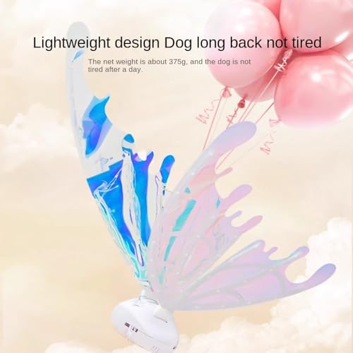 Generic RO1 Butterfly Wings With Music And Lights Suitable For Girls Halloween Princess Costumes Glowing Angel Wings Backpack For Large Dogs Princess Toys Suitable thumb #2