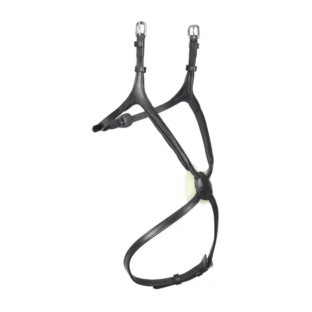 Shires Velociti Rapida Leather Grackle Noseband (Full, Black)