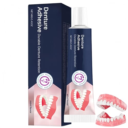 Adesivo termoplastico per protesi dentarie AdhereDent, migliora l'aderenza,ribasatura a lunga tenuta,una colla dentale morbida e flessibile,comoda per i denti,per il comfort e la stabilità (1 Pezzo)