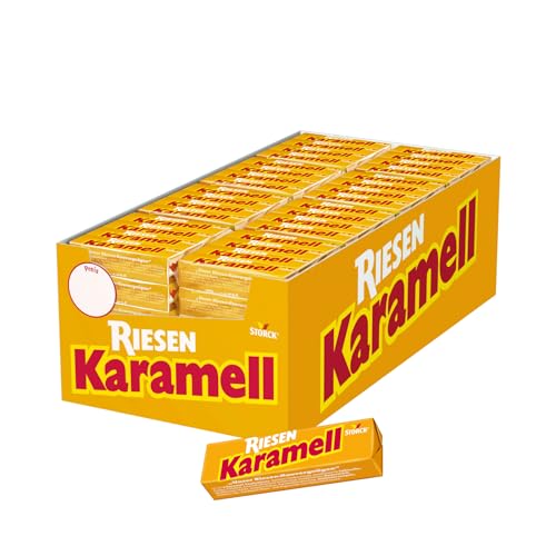 Karamell RIESEN – 48 x 116 g Stangen – Karamell-Kaubonbons mit...