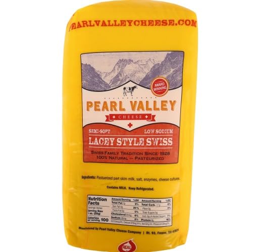 Lacey-Style Swiss Cheese Loaf – 3.5 lb