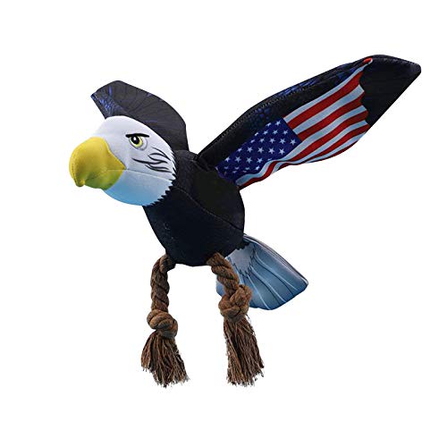 Large and Small Dog Pet Biting and Vocal Toys Pets Passing Time Toys, EASTBLUE Squeaky Dog Toys for Aggressive Chewers: Rubber Puppy Chew Ball with Squeaker, Almost Indestructible (Multi)