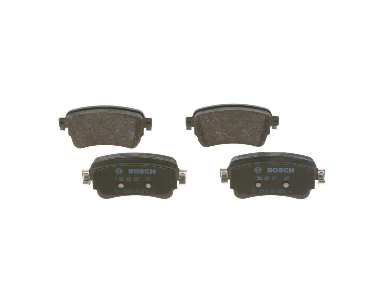 Bosch BP2299 Pastillas de freno - Eje trasero - certificación ECE-R90-1 juego de 4 pastillas