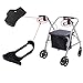 DeaHea 2 Set Rollator Walker Hand Brake Assembly Replacement Handle Without Brake Cable Parts for 4 Wheel Rollator Walker with Seat Seniors Rolling Walkers 3 Wheel Rollators Walkers