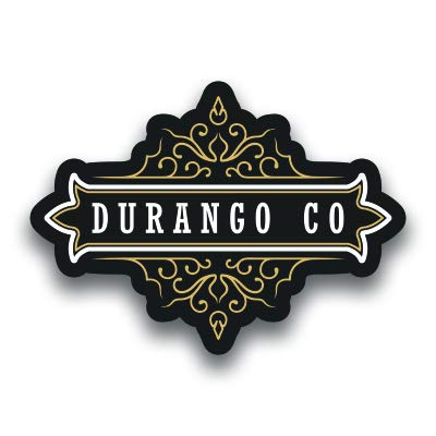 Durango Travel Explore Adventure Decal Sticker 2-Pack - 8x6 Inch Premium Vinyl With UV Protection