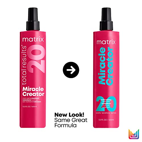 Matrix Total Results Miracle Creator | Ultimate Strengthening Leave-In Conditioner | Moisturizing Heat Protectant & Detangler Spray | For Damaged Hair | Sulfate Free | 13.5 Fl. Oz #TOP1