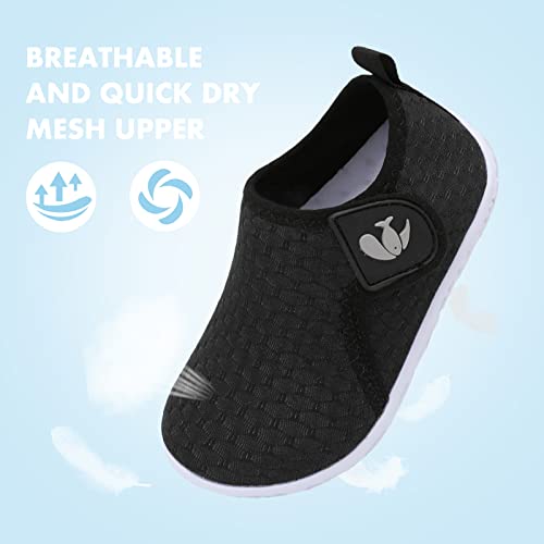 Image of FEETCITY Baby Boys Girls Water Sport Shoes Barefoot Kids Aqua Socks Quick-Dry Beach Swim Pool Shoes