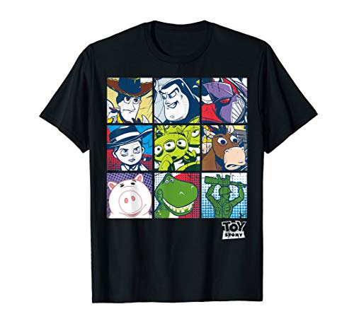 Disney Pixar Toy Story Boxed Up Group Shot Graphic T-Shirt
