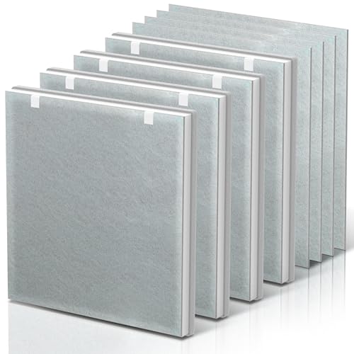 Elnuliros Vital 100 Replacement Filter, Compatible with LEVOIT Vital 100 Air Purifi-er, 3-in-1 H13 Filter and Activated Carbon Filter with 4 pcs Extra Pre-Filters, Replace Part # Vital 100-RF, 4 Pack