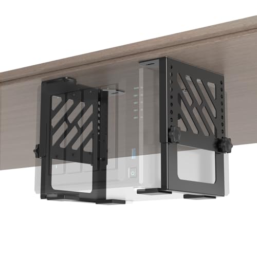 Support de bureau pour NAS en acier premium pour une intégration minimaliste