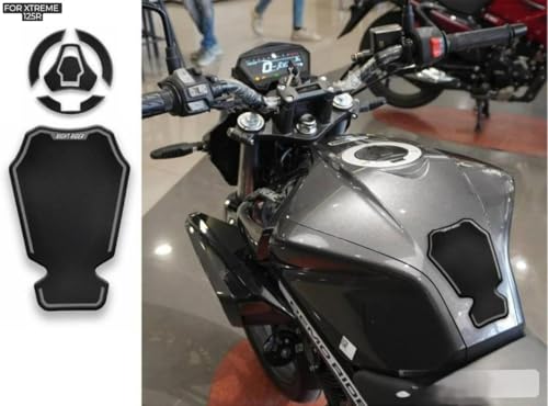 Image of Bike Tankpad, Compatible for Hero Xtreme 125R, Black