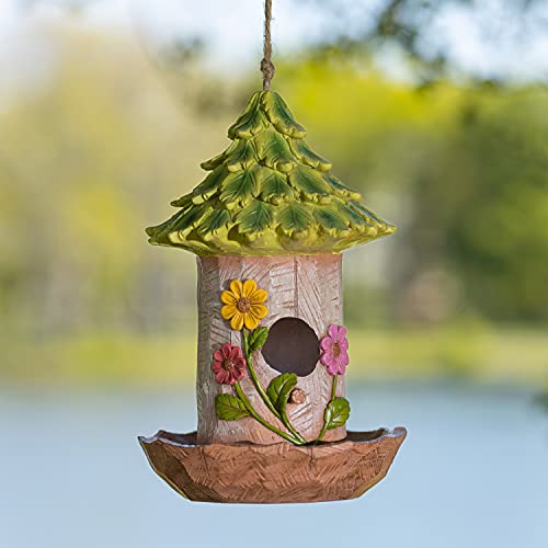 Vp Home Feathered Feeder Decorative Hand-Painted Birdhouse #TOP5