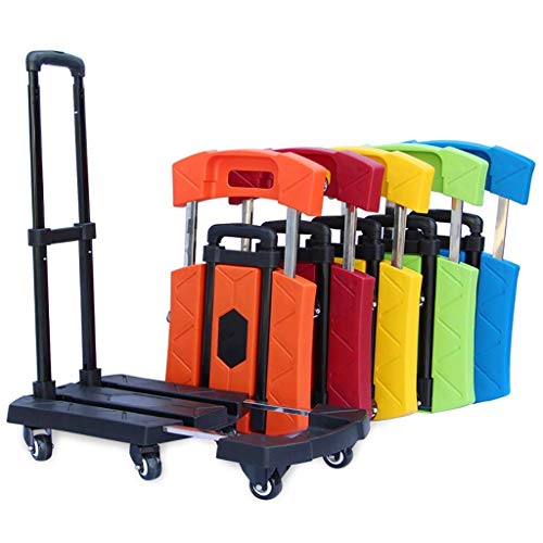 WLKINF Einkaufstrolley, faltbarer Trolley mit 6 Rädern, PU-Rad, 360° drehbarer Trolley, maximale Traglast 250 kg… – Bild 6