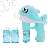 Jiahuade máquina de Burbujas niños,Pistola de Burbujas automatica,Pistola de Burbujas de Agua ,Pistola de Burbujas para niños,Pistola de Burbujas,soplador de Burbujas (C)