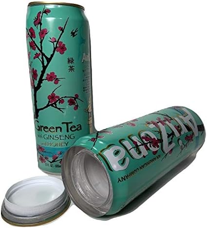 Fake Arizona Green Tea 32 OZ Safe Diversion Secret Stash Safes Compatible/Replacement for (AirZona Green Tea) Made by Hornell Brewing Co., Inc with Hidden Storage to Hide Money Jewelry anything