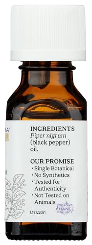 Aceite Esencial de Pimienta Negra Aura Cacia 0.5 oz miniatura 7