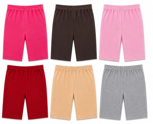 Image of MERIDA Cotton Cycling Shorts for Girl's (Pack of 6)