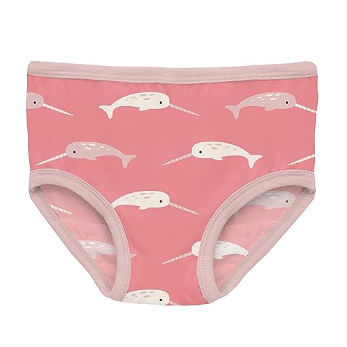 KicKee Pants Girls Print Underwear, Soft Girl Panties, Toddler to Big Kid, All Day Wear
