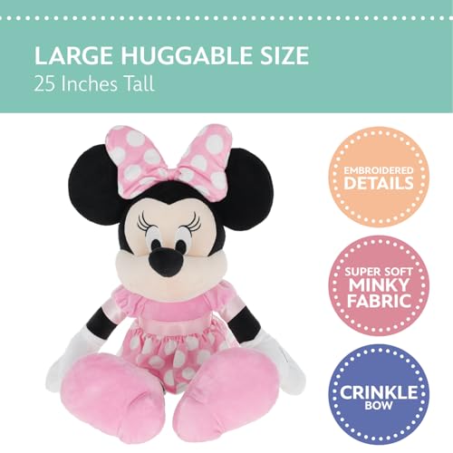 Image of Disney Baby Minnie Mouse Stuffed Animal Plush Toy, 25 Inches