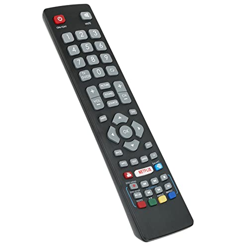 Replacement Remote Control BLFRMC0009 Sub BLFRMC0008 Fit for BLAUPUNKT TV 43/134M-GB-11B-FEGUX 236/207M-GB-3B-EGDPSX-UK 32/133M-WB-11B-EGPX-UK 32/138M-GB-11B4-EGDPX-UK 32/138M-GB-11B4-EGPX-UK