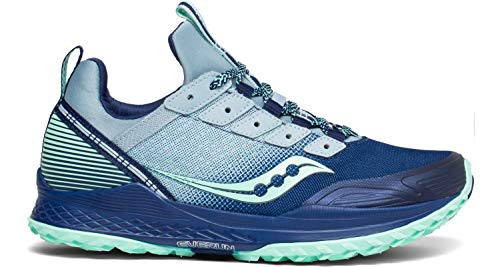 Saucony Women's S10521-2 Mad River TR Trail Running Shoe, Blue/Navy - 8 M