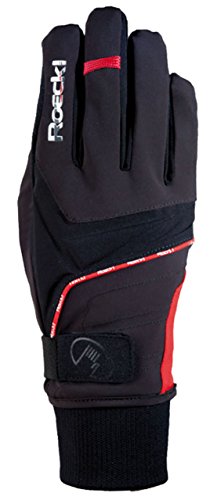 Roeckl sports - Guantes - para hombre col.004 schwarz/rot 7,5
