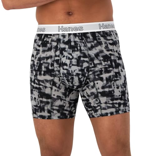 Hanes mens Comfort Flex Fit Boxer Brief Pack, Supportive Pouch, 3-pack Boxer Briefs (pack of 3)