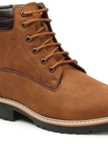 Image of Carlton London Men's Premium Lace-Up Combat Boots
