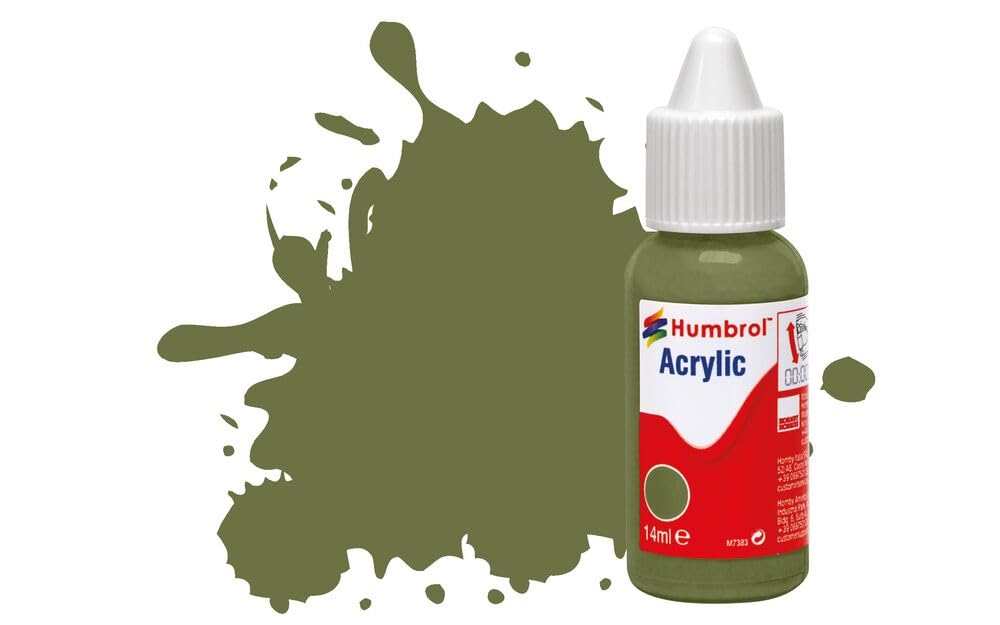 Humbrol Acrylic Paint DB0080 No.80 Grass Green Matt