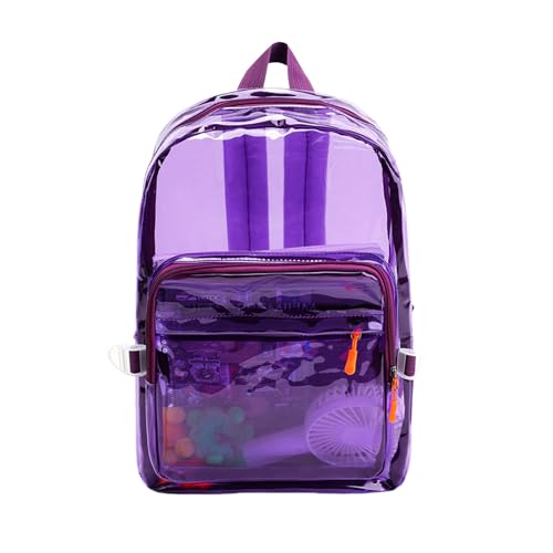Clear Daypack for Women Men Large Capacity Daypack Transparent PVC Daypack See Through Waterproof Daypack Laptop Bag2