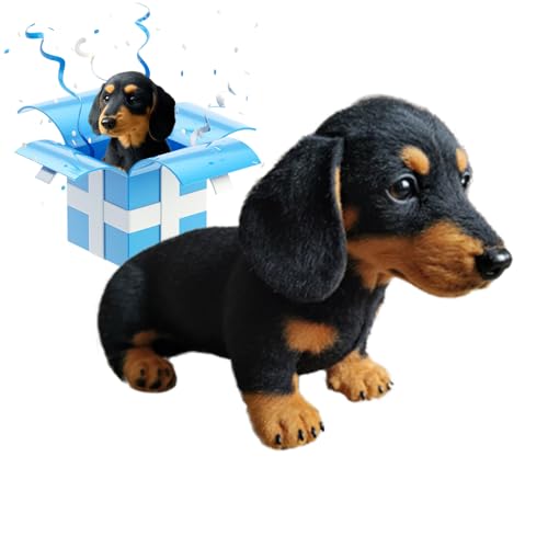 Generisch Kuscheltier,Emotionaler Spielhund,Dackel Kuscheltier,Niedlich Dackel Stofftier,dackel Hund Für Rucksack Freunde Zuhause Kinder Reise Jubiläen Arbeitsplatz Geburtstag Erwachsene