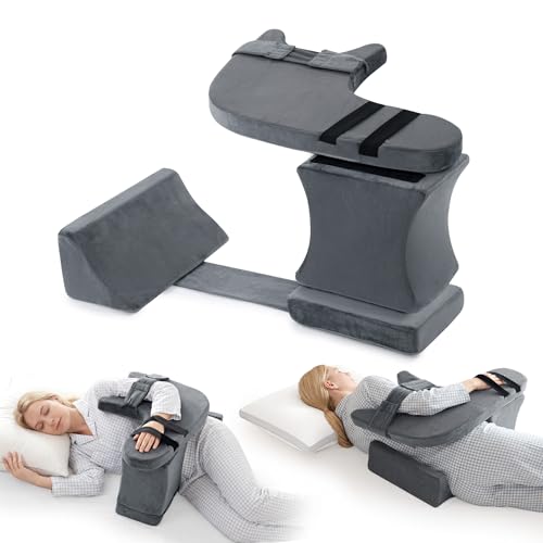 ROYALAY Shoulder Surgery Pillow for Sleeping Arm Elevation Pillow Support with Soft Cover Memory Foam Arm Cushion for Side Sleepers Suitable for Shoulder Pain Relief