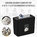 Suntiko Paper Shredder for Home Use,5 Sheets Small Cross Cut Paper Shredder,P-4 Security Level with 2.38-Gallon Basket, 4-Mode Design-Durable & Fast and Jam Proof for Home Office Utilization