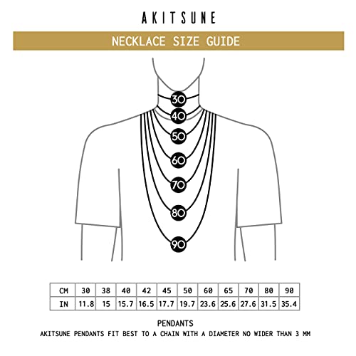 Collier acier inoxydable Akitsune anti-ternissement : pendentif bouclier géométrique - 7