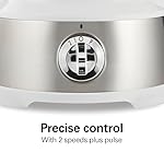 Hamilton Beach Food Processor & Vegetable Chopper for Slicing, Shredding, Mincing, and Puree, 10 Cups + Easy Clean Bowl Scraper, White and Stainless Steel (70733) - Image 5