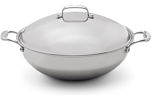 Heritage Steel 13.5 Inch Titanium Wok: Culinary Masterpiece for Exceptional Stir-Frying
