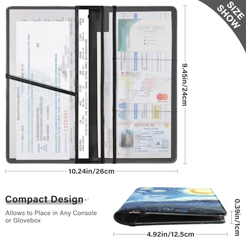 Organizador para Documentos de Cuero Slim miniatura 3