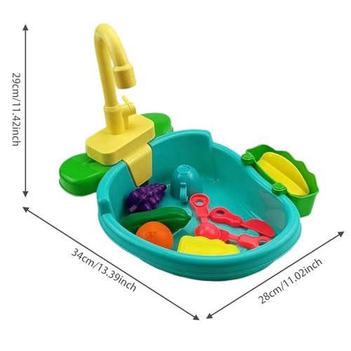 Fregadero de juego para niños que evita derroches de agua en el baño 4