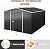 Polar Aurora 10 x 14 FT Outdoor Storage Shed, Metal Garden Shed with with Updated Frame Structure, Tool Sheds for Backyard Garden Patio Lawn Black
