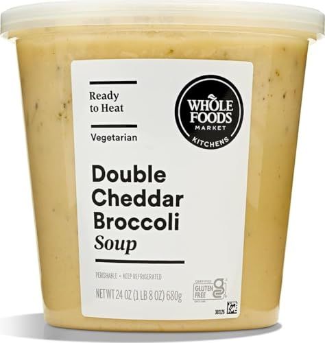 Whole Foods Market Kitchens Double Cheddar Broccoli Soup, 24 OZ